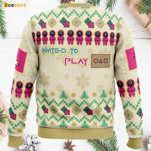 On the First Day of Christmas Squid Game Christmas Sweater