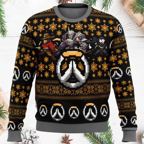 Overwatch Symbol Ugly Christmas Sweater