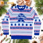 Pabst Fair Isle Beer Holiday Ugly Christmas Sweater