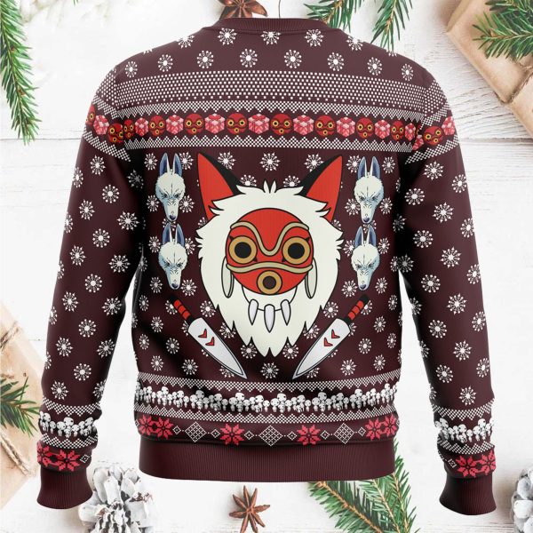 Princess Mononoke Ugly Christmas Sweater