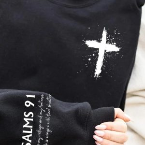 Psalms 91 Jesus Sweatshirt