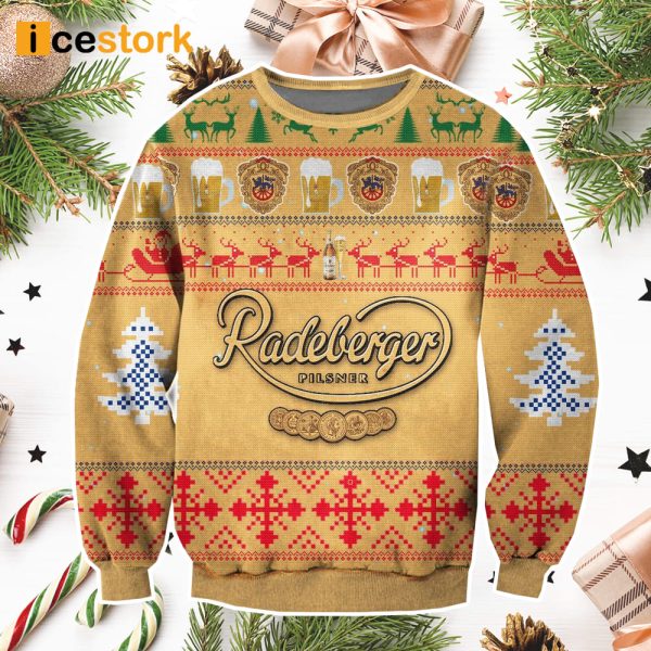 Radeberger Pilsner Beer Ugly Christmas Sweater