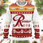 Rainier Beer Ugly Christmas Sweater