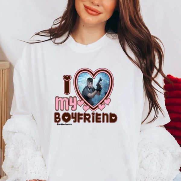 I Love My Boyfriend Leon Kennedy Shirt