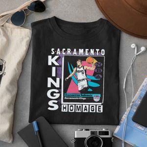 Sacramento Kings Trading Card Domantas Sabonis Shirt