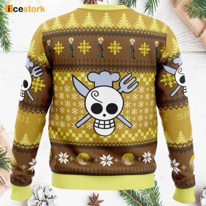 Sanji One Piece Ugly Christmas Sweater