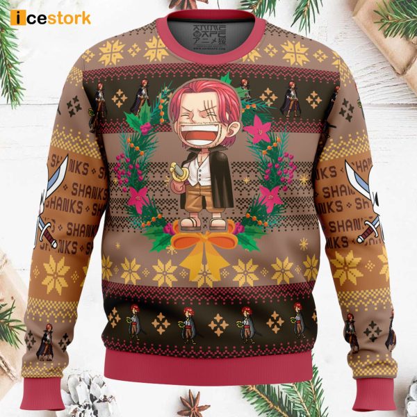 Shanks One Piece Ugly Christmas Sweater