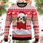 Sloth Chimney Ugly Christmas Sweater