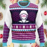 Spider Gwen Spider Verse Spiderman Marvel Ugly Christmas Sweater