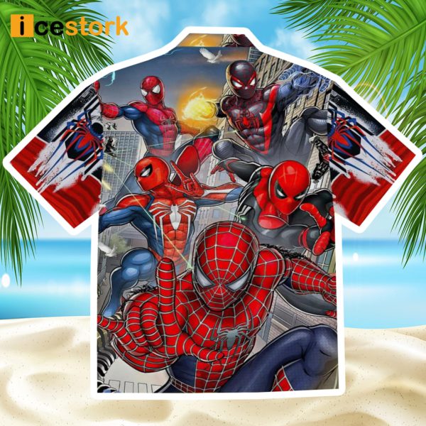 Spider Man Across The Spider Verse Hawaiian Shirt