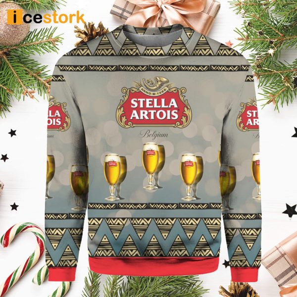 Stella Artois Beer Christmas Sweater