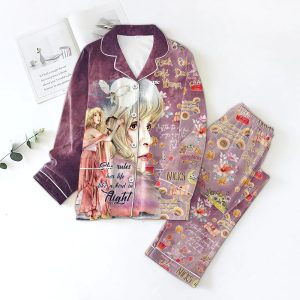 Stevie Nicks Button Down Pajamas Set Copy