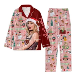 Taylor Swift Merry Swiftmas pajama set 2