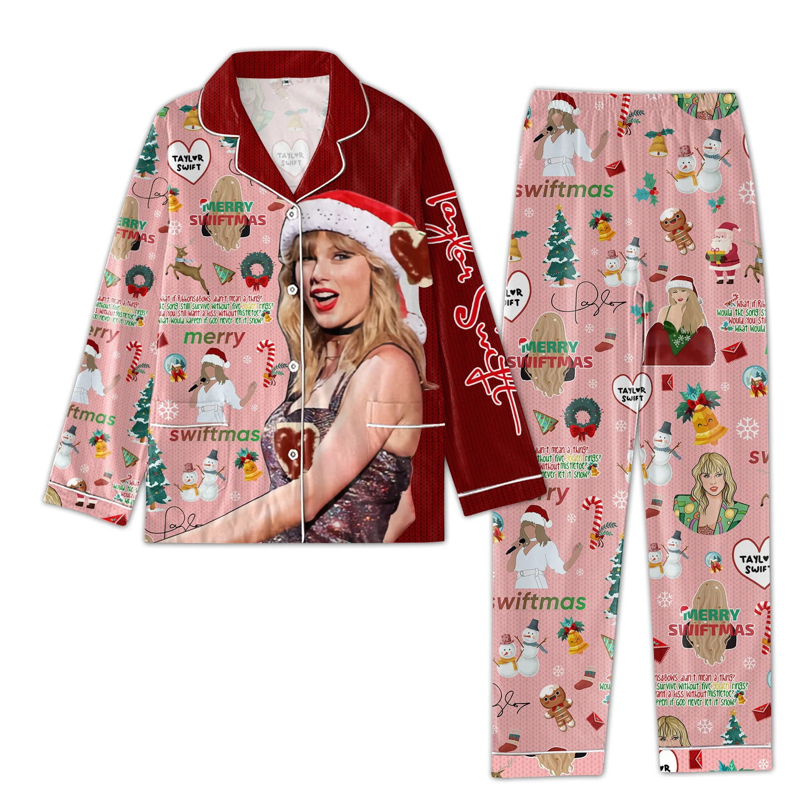 Taylor Merry Swiftmas Christmas Pajama Set - Icestork