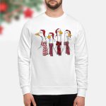 Goose Christmas Geese Crew Neck Sweatshirt