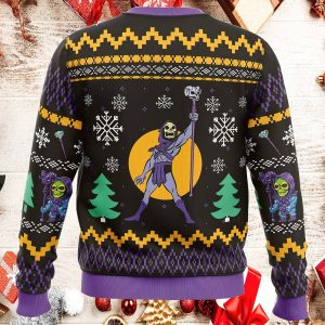 The Evil Power Of Christmas He Man Ugly Christmas Sweater