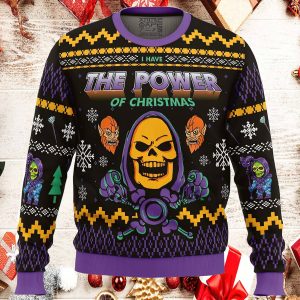 The Evil Power Of Christmas He Man Ugly Christmas Sweater