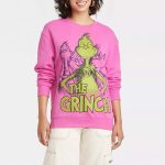 Pink The Grinch You’re A Mean One Sweatshirt