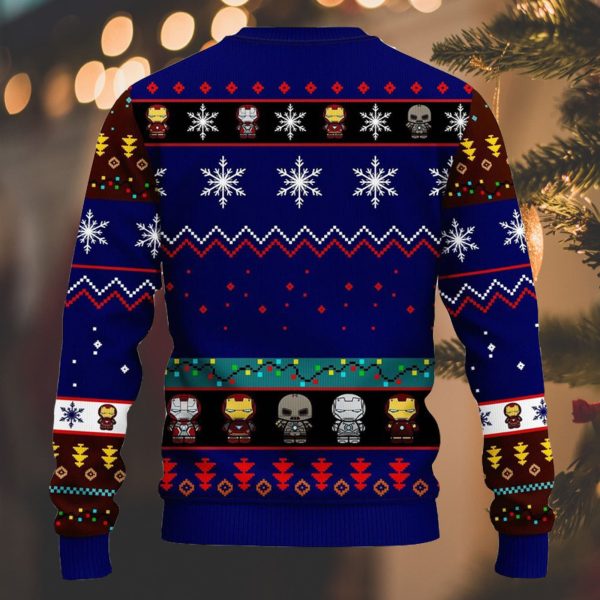 Tony Stark Ugly Christmas Sweater