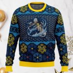 Trafalgar D Water Law One Piece Ugly Christmas Sweater