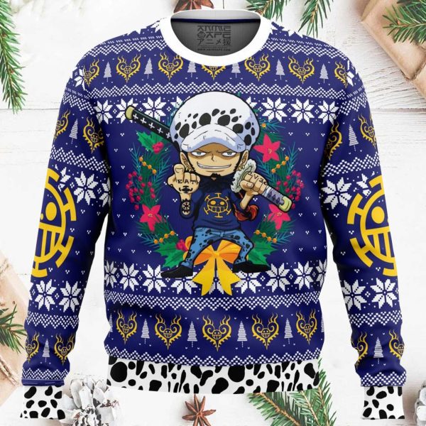 Trafalgar Law Christmas One Piece Ugly Christmas Sweater