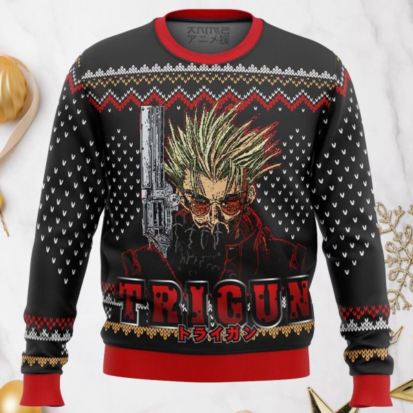 Trigun Vash Emblem Ugly Christmas Sweater