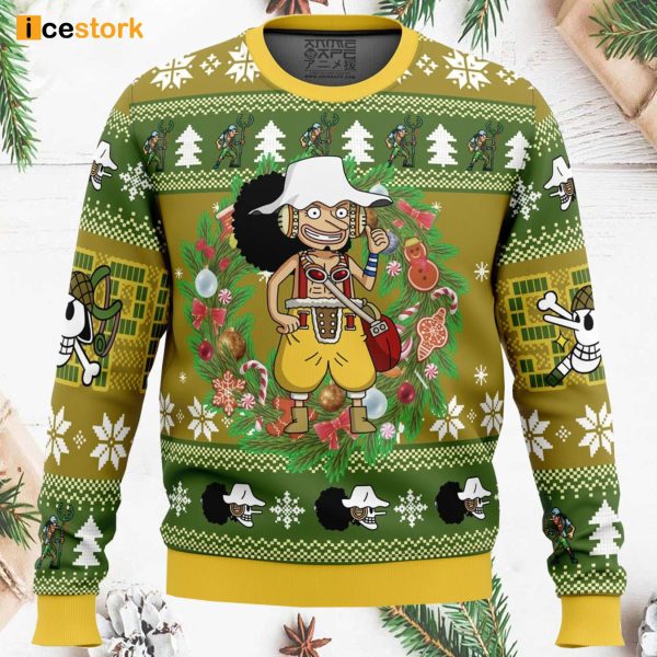 Usopp One Piece Ugly Christmas Sweater