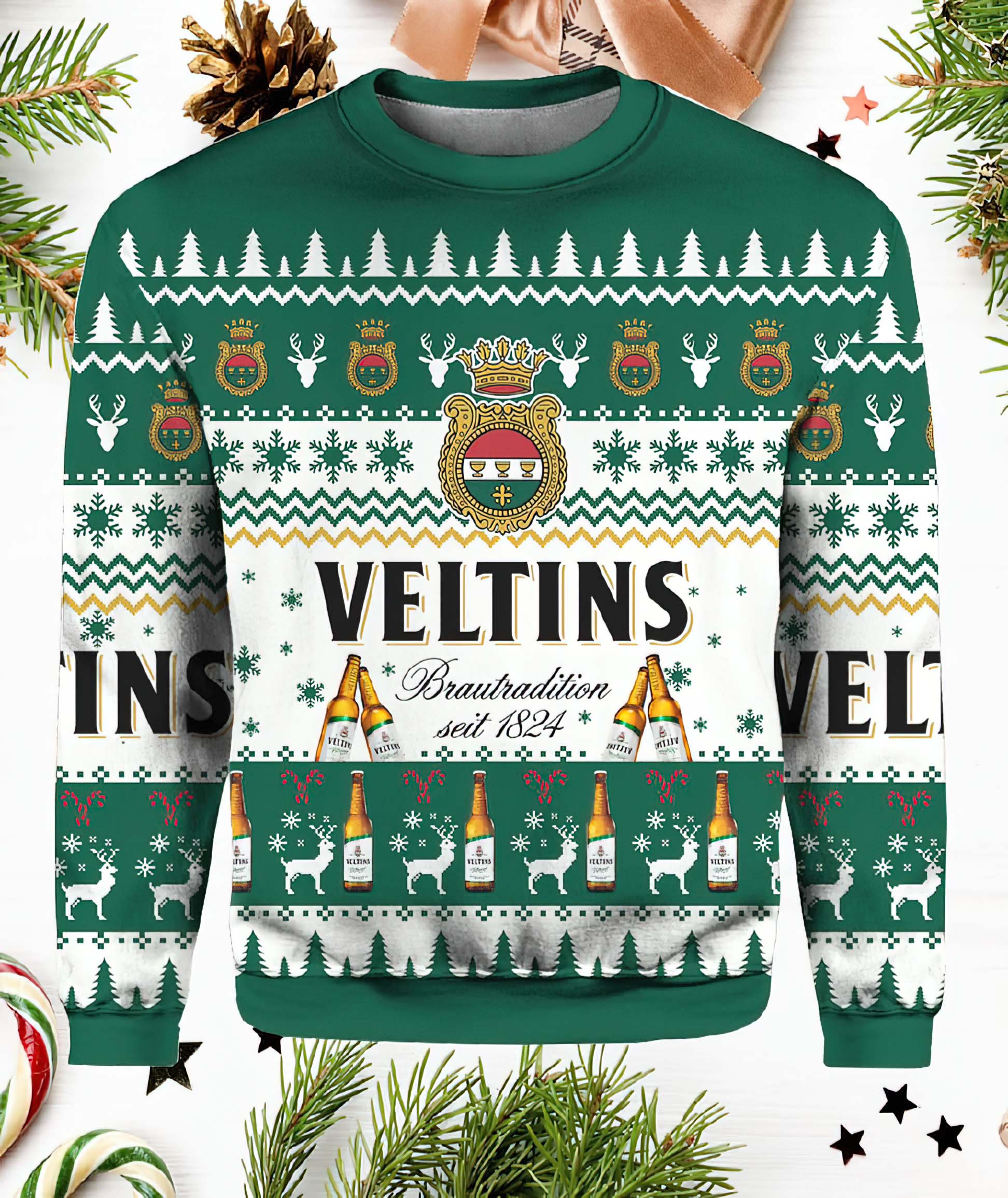 Veltins Brautradition Seit 1824 Ugly Sweater