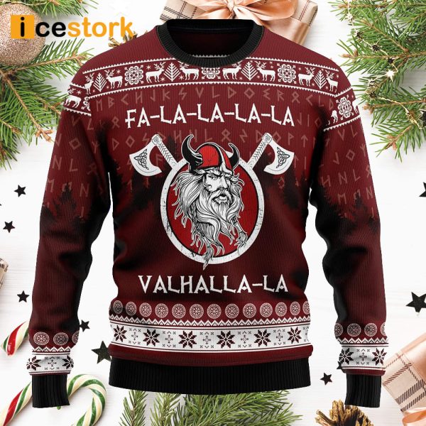 Viking Fa-La-La-La Valhalla-La Christmas Sweater