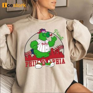 Vintage Phillie Phanatic Cartoon Sweatshirt