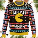 Waka Waka Pac Man Ugly Christmas Sweater