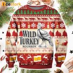 Wild Turkey Bourbon Beer Christmas Ugly Sweater