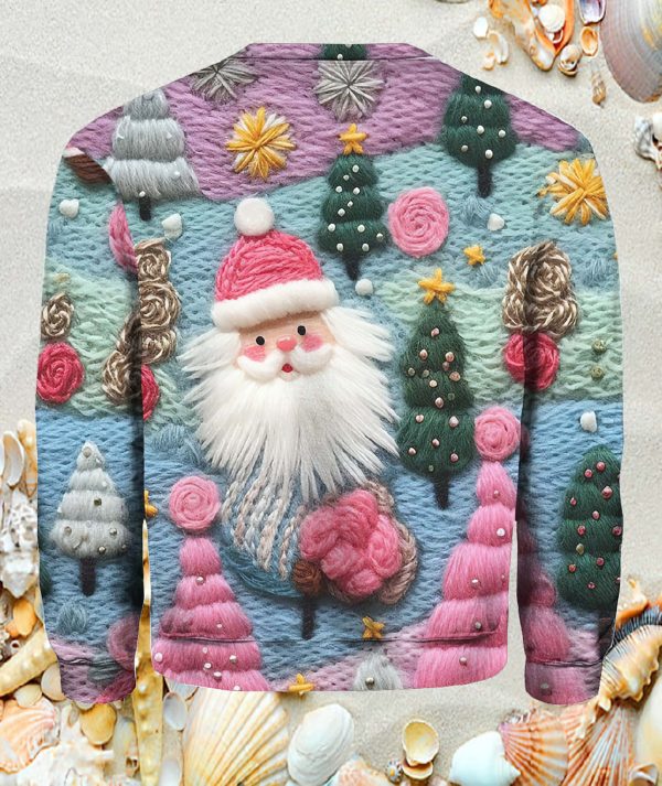 Women’s Christmas Santa Print Ugly Sweatshirt & Hoodie