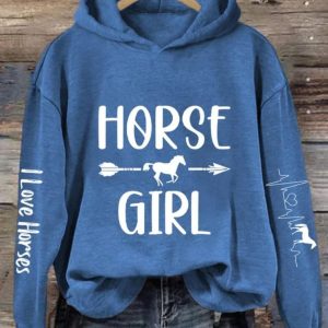 Horse on sale heartbeat hoodie