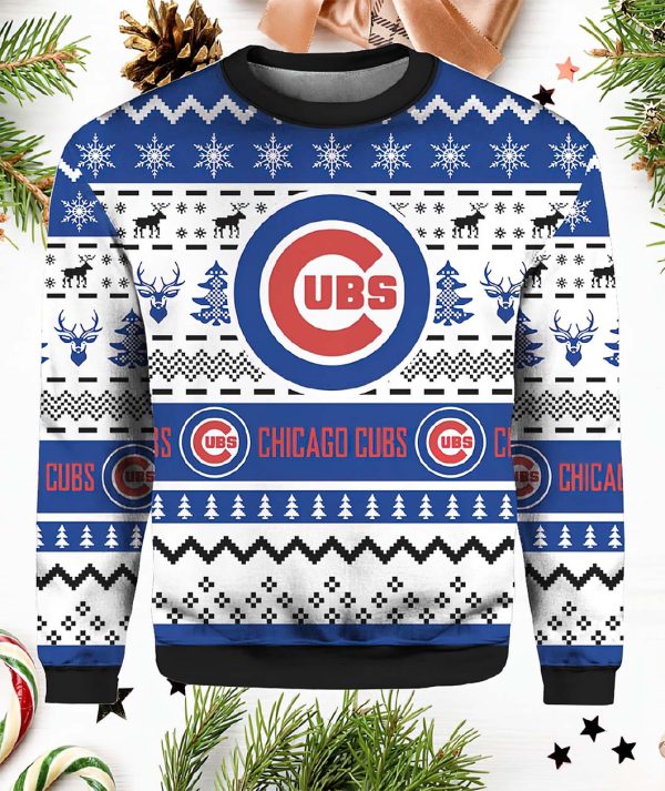 Chicago Cubs Ugly Christmas Sweater - Icestork