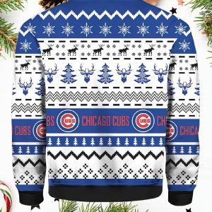 chicago cubs christmas sweater1