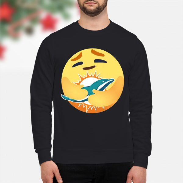 Dolphins Thinking Emoji Shirt