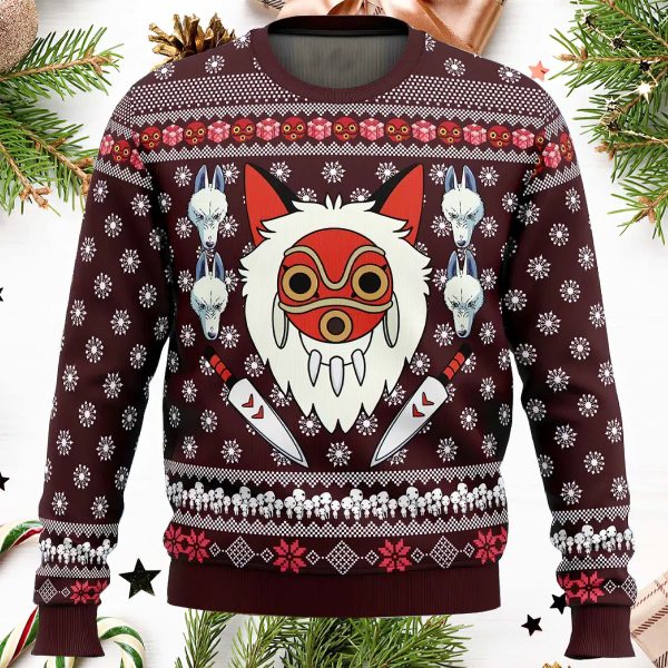 Mononoke Ugly Christmas Sweater
