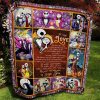 Nightmare Jack And Sally Halloween Quilt Blanket