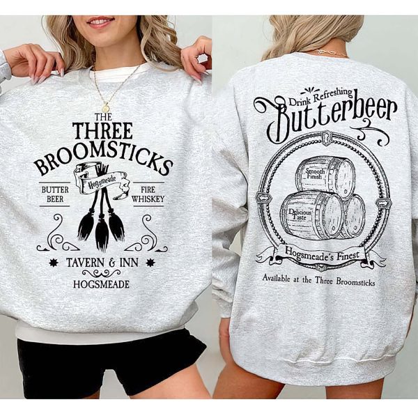 The Three Broomsticks Print Casual Sweatshirt