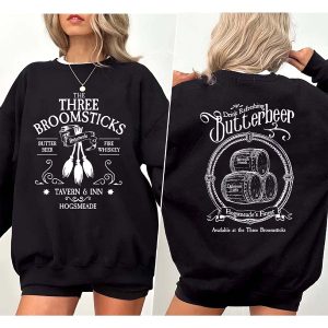 the three broomsticks print casual sweatshirt3