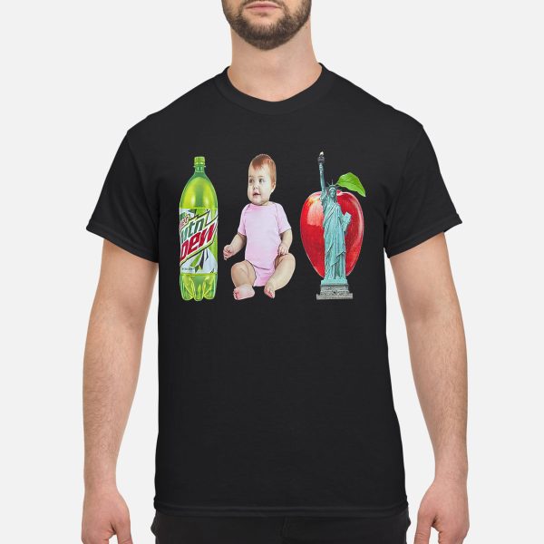 Mountain Dew Baby Statue Of Liberty Shirt
