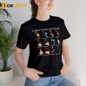 12 Days of Nicu Christmas T Shirt