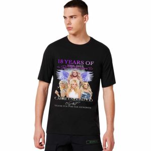 18 Years Of 2005–2023 Denim Rhinestones Tour Carrie Underwood Thank You For The Memories Shirt 3