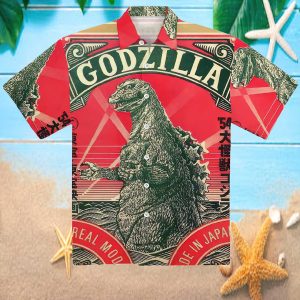 3D King Of Monster Toho Godzilla Hawaiian Shirt