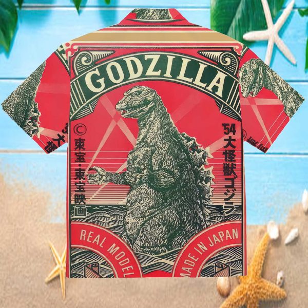 3D King Of Monster Toho Godzilla Hawaiian Shirt