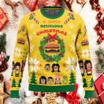 A Juicy Delicious Christmas Bob’s Burgers Ugly Christmas Sweater