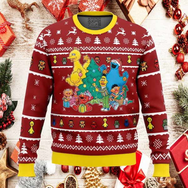 A Sesame Street Christmas Sesame Street Ugly Christmas Sweater