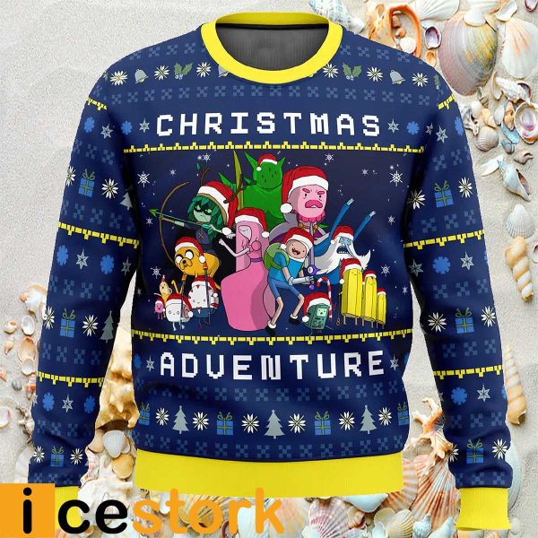 Adventure Time Christmas Quest Ugly Christmas Sweater
