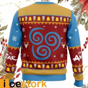 Airbenders Air Nomads Avatar Ugly Christmas Sweater1